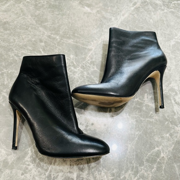 Ava & Aiden Black Chic Water Resistant Ankle Stiletto Boots SZ 7.5 - Picture 3 of 6